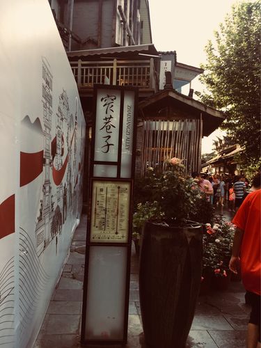 6.宽窄巷子文化街区。