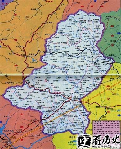 潜山县地图