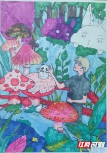 ​世界地球日绘画作品一等奖(世界地球日绘画作品创作思想)
