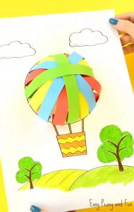 ​怎样制作热气球教程（小朋友喜欢极了，DIY儿童手工热气球）