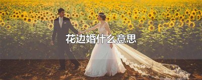 ​花边婚的意思 花边婚是什么意思含义
