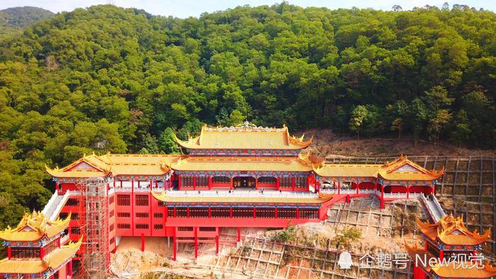 震撼!原来这个角度看大岭山观音寺说那么宏伟!