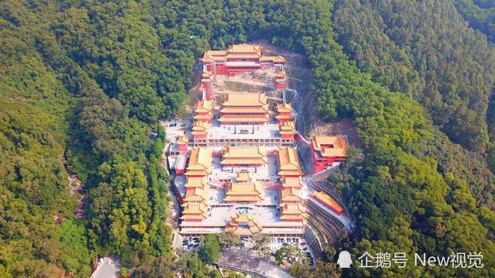 震撼!原来这个角度看大岭山观音寺说那么宏伟!