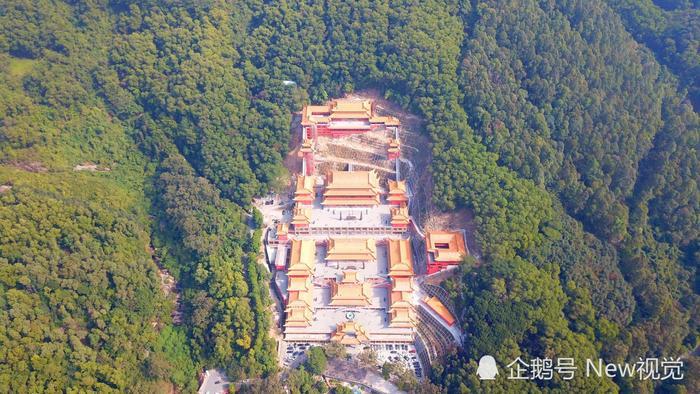 震撼!原来这个角度看大岭山观音寺说那么宏伟!