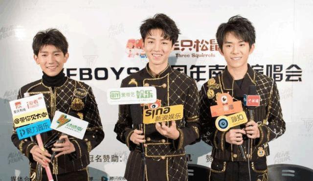 TFboys同框,王源身高成硬伤