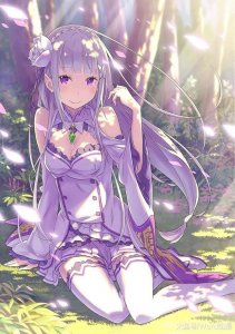 ​动画中最美的五位银发美少女，第一名好像哪里不对劲
