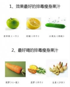 ​健身公认十大果汁：排毒减脂、美白抗衰老、润肺抗病毒！