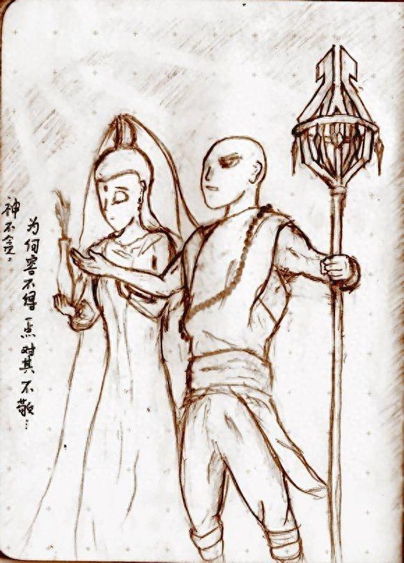 《悟空传》自绘插画:我若成佛,天下无魔,我若成魔,佛奈我何