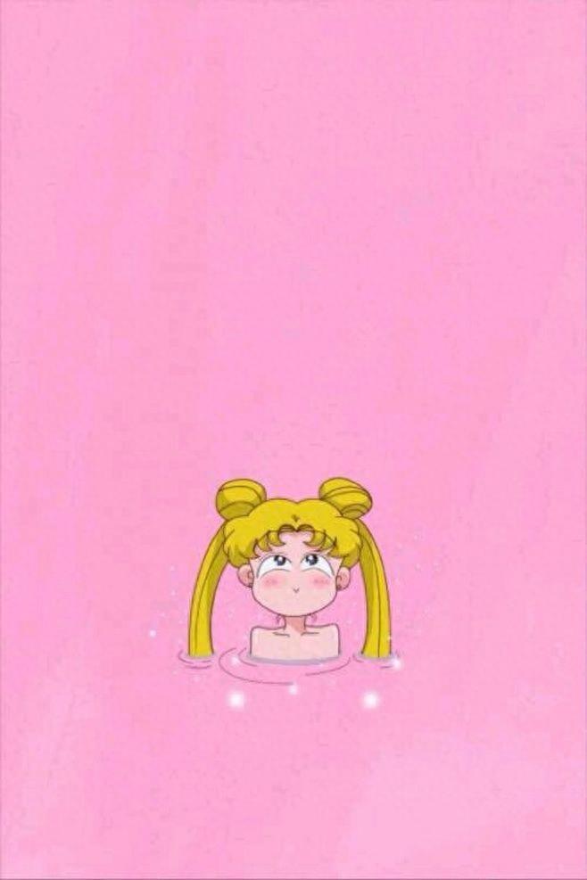 可爱风美少女战士粉色壁纸系列