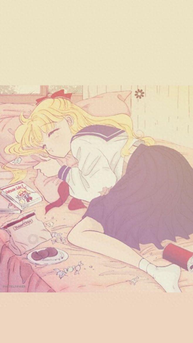 可爱风美少女战士粉色壁纸系列