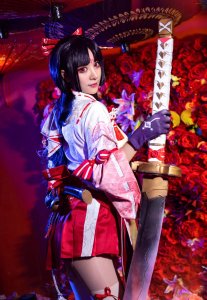 ​还原度很高的三组阴阳师角色妖刀姬COS作品欣赏！让人赏心悦目