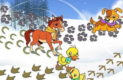 ​下雪了，下雪了，还记得小学课文的《雪地里的小画家》吗？