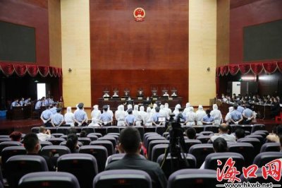 最高获刑25年!海南万宁吴挺森等人涉黑案一审宣判