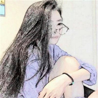 素描头像女生唯美伤感非主流