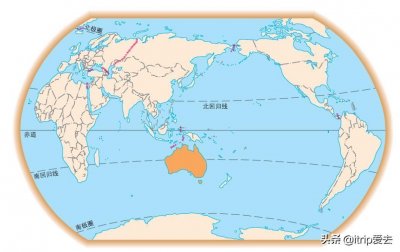 ​澳大利亚经纬度，在地图的什么位置？