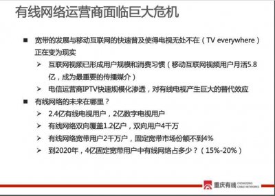 ​有线宽带是有线网络生与死的选择