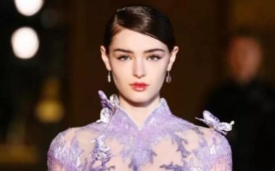 ​乌克兰美女模特：Sandra Brinza东方古典风，仙气优雅