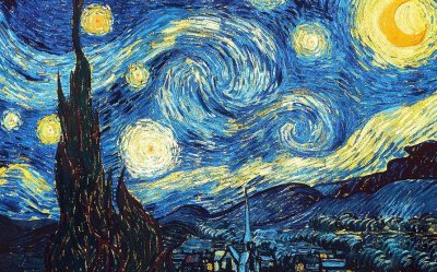​梵高《星夜》：视觉盛宴下的梦幻神秘，探索精神世界的永恒瑰宝