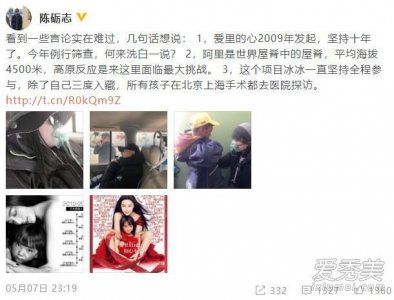 ​陈砺志力挺范冰冰怎么回事？网友：公益不是作秀！