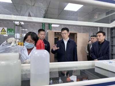 ​泉港区政府主要领导调研污水收集处理提质增效工作推进情况