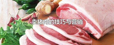 ​猪肉的营销方式 猪肉营销推广方案