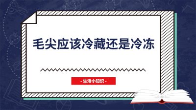 ​毛尖应该冷藏还是冷冻