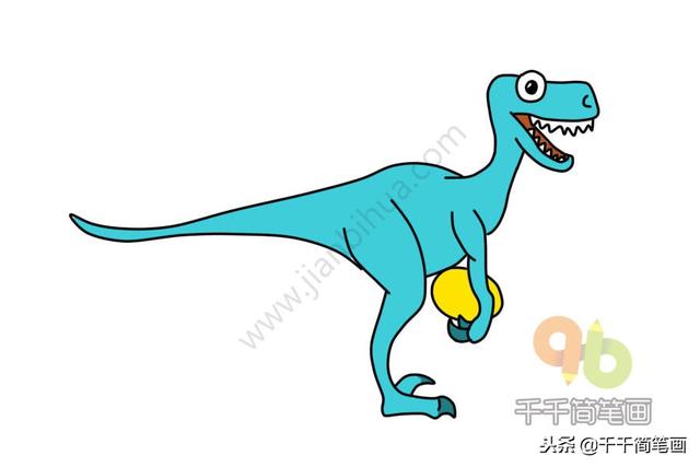 恐龙简笔画大全简单易学(恐龙简笔画教程)(14)