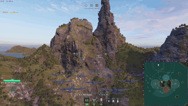 夜间超炫酷火箭弹齐射震撼(超视距火箭螺旋投弹)(1)