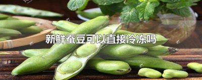 ​新鲜蚕豆可以冷冻多长时间吃 蚕豆冷冻能放多长时间