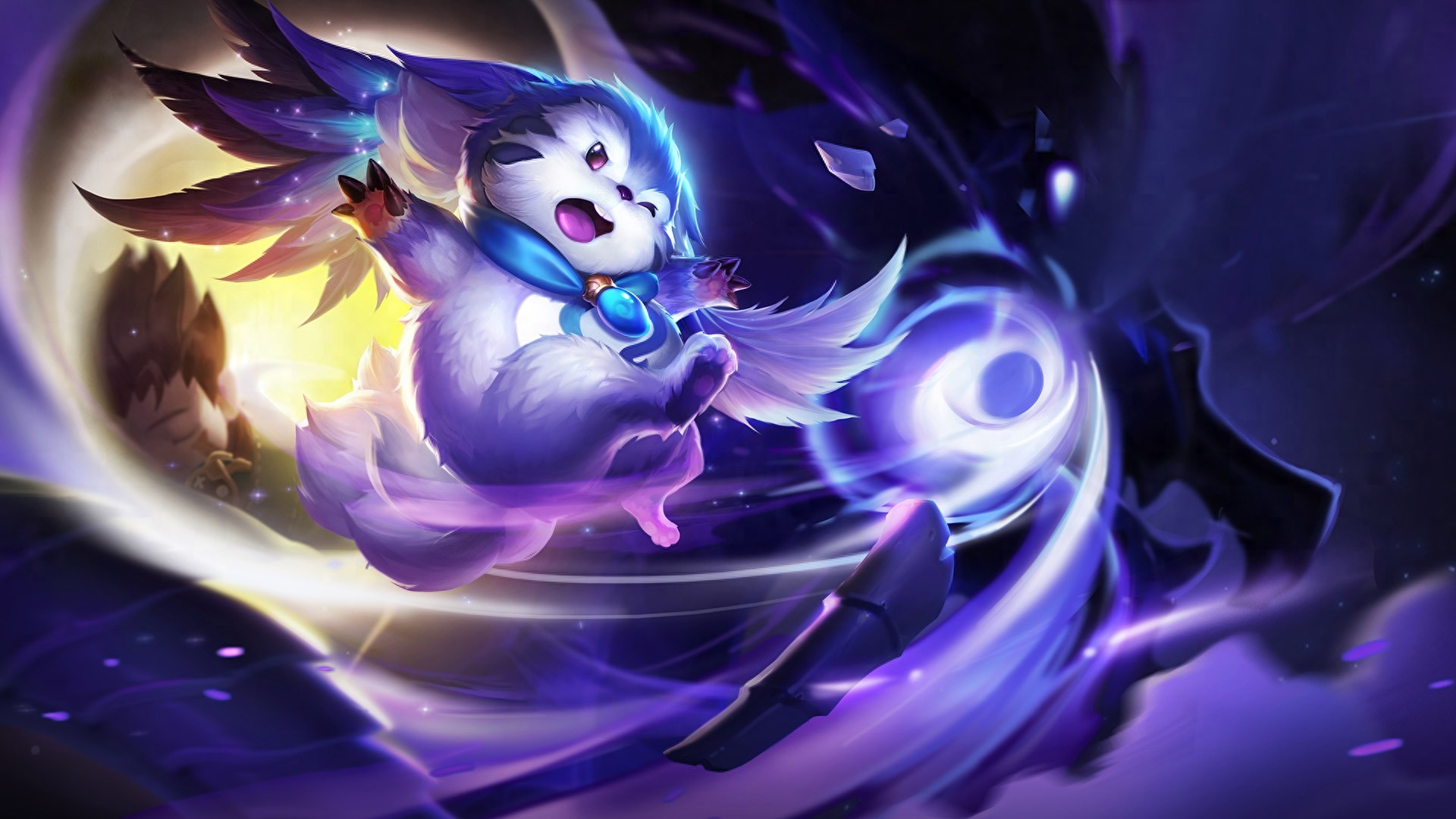 王者荣耀：成吉思汗梦奇原画壁纸，苍狼末裔，入梦之灵，胖达荣荣