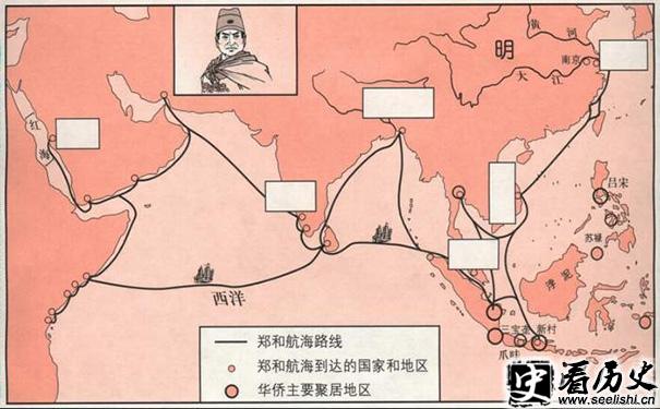 郑和下西洋地图
