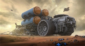 一组画面宏伟的科幻题材插画作品欣赏！有很多脑洞大开的创意设计