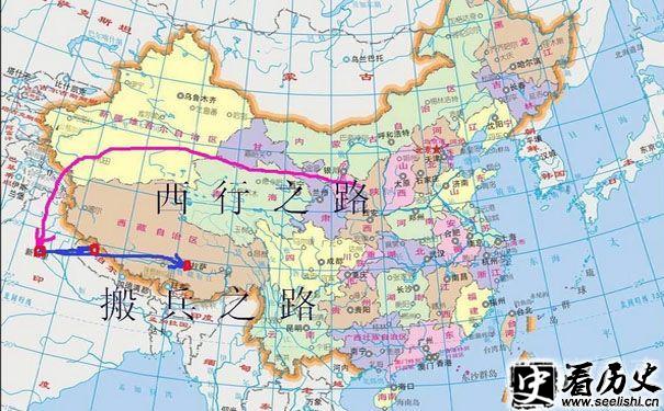 王玄策一人灭一国路线